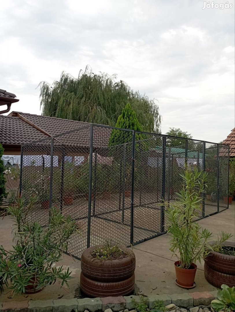 Tripla lemez kutya kennel (6*2m)