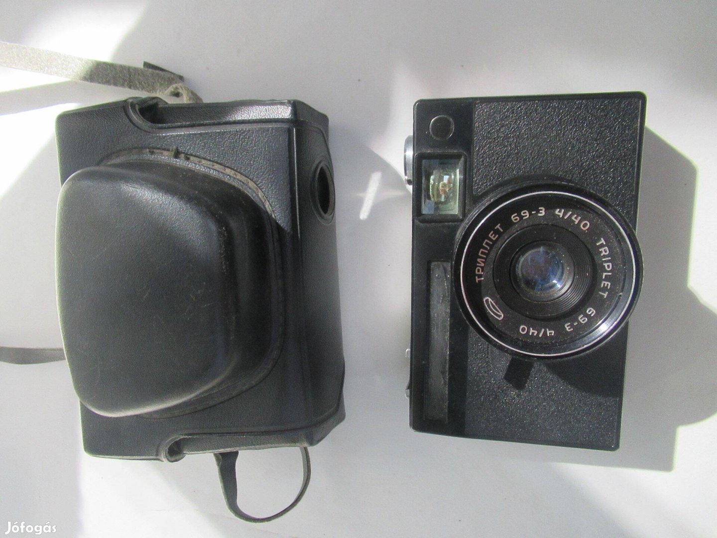 Triplet 69 szovjet kamera tokkal