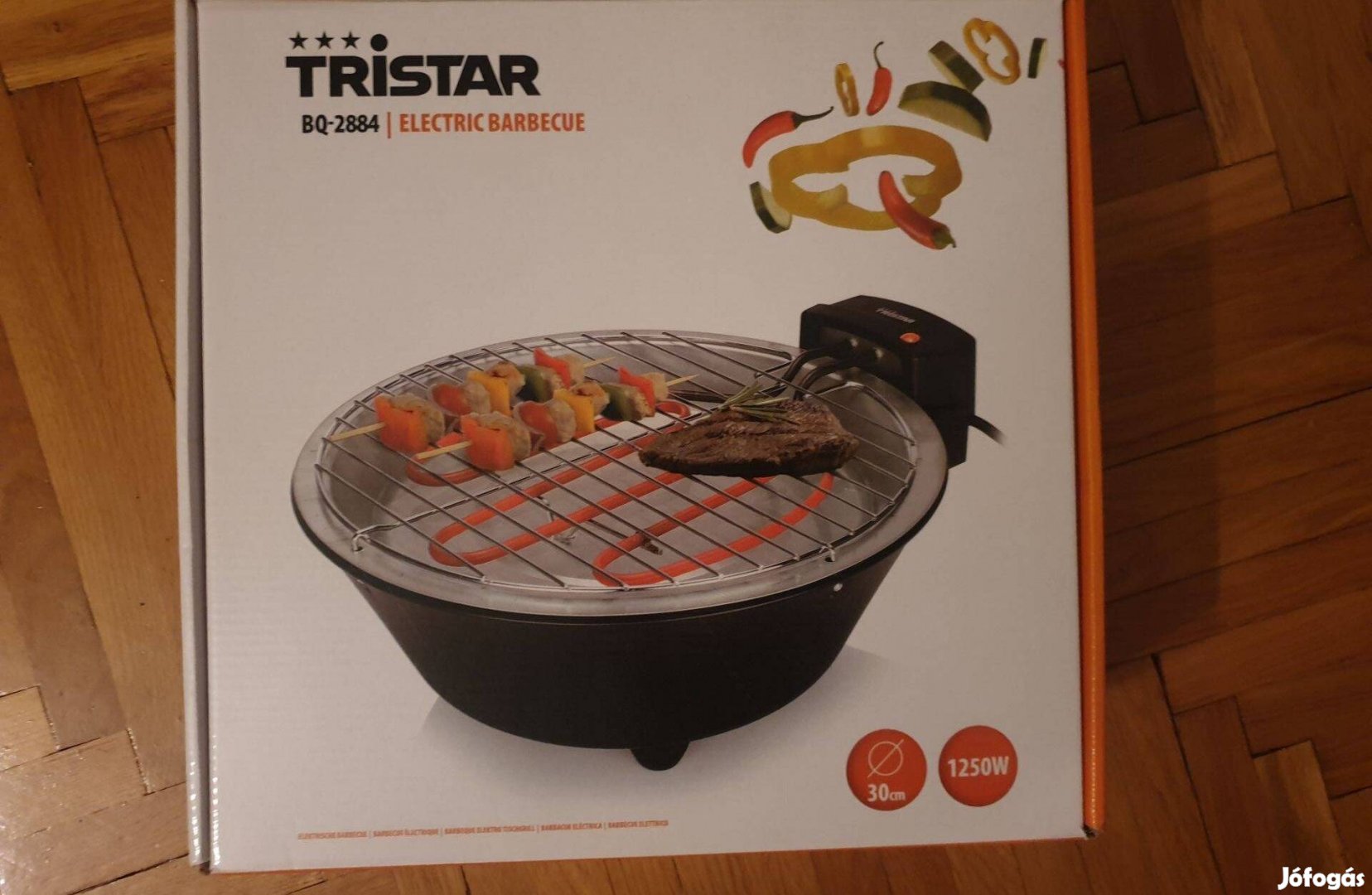 Tristar BQ-2884 elektromos barbecue , BBQ, víztálcás