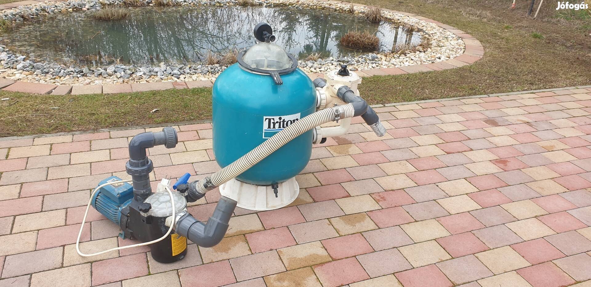 Triton tr 40 homokszűrő+Calpeda szivattyú.