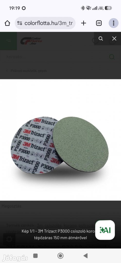 Trizakt 150 mm P3000es P5000es P8000