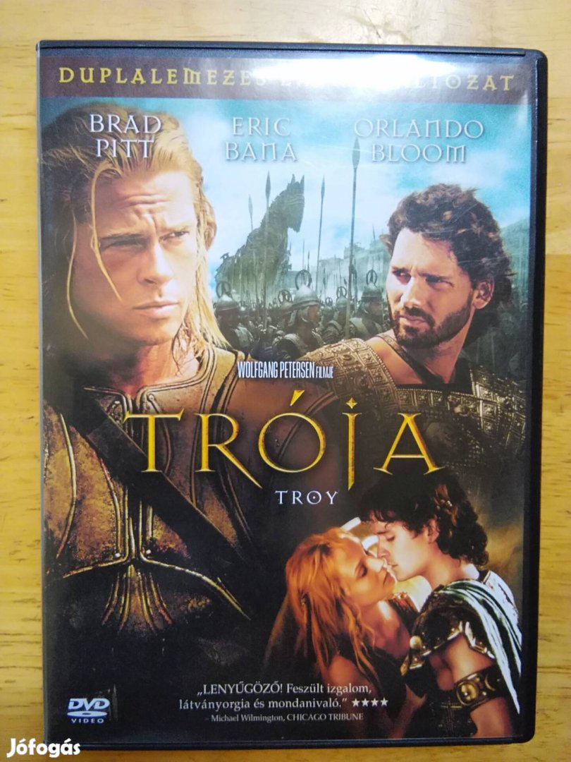 Trója duplalemezes újszerű dvd Brad Pitt - Eric Bana 