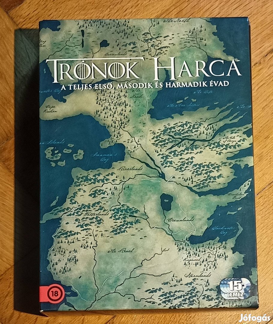 Trónok harca 1-3. évad 15 DVD díszdobozban