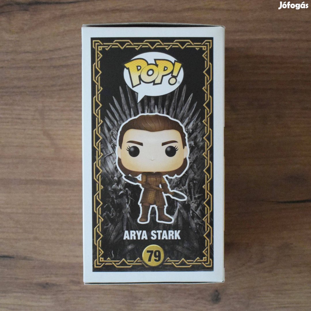 Trónok harca Arya Stark lándzsával Funko Pop figura