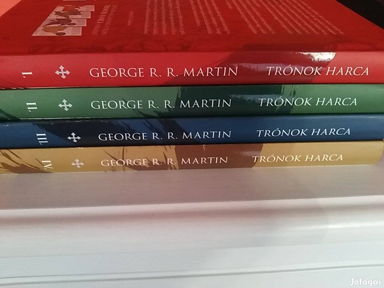 Trónok harca képregények 1-4 keményfedeles