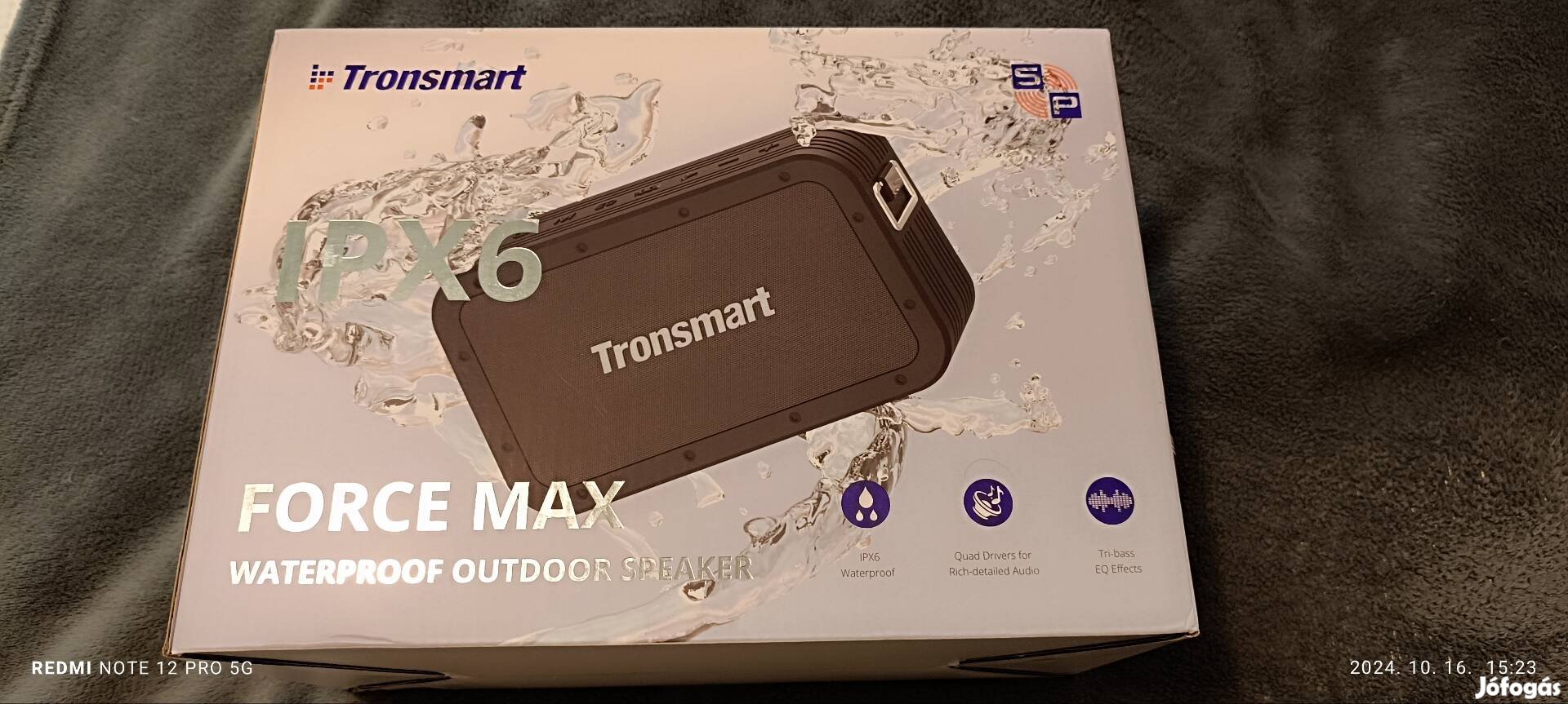 Tronsmart Force Max Bluetooth hangszóró.