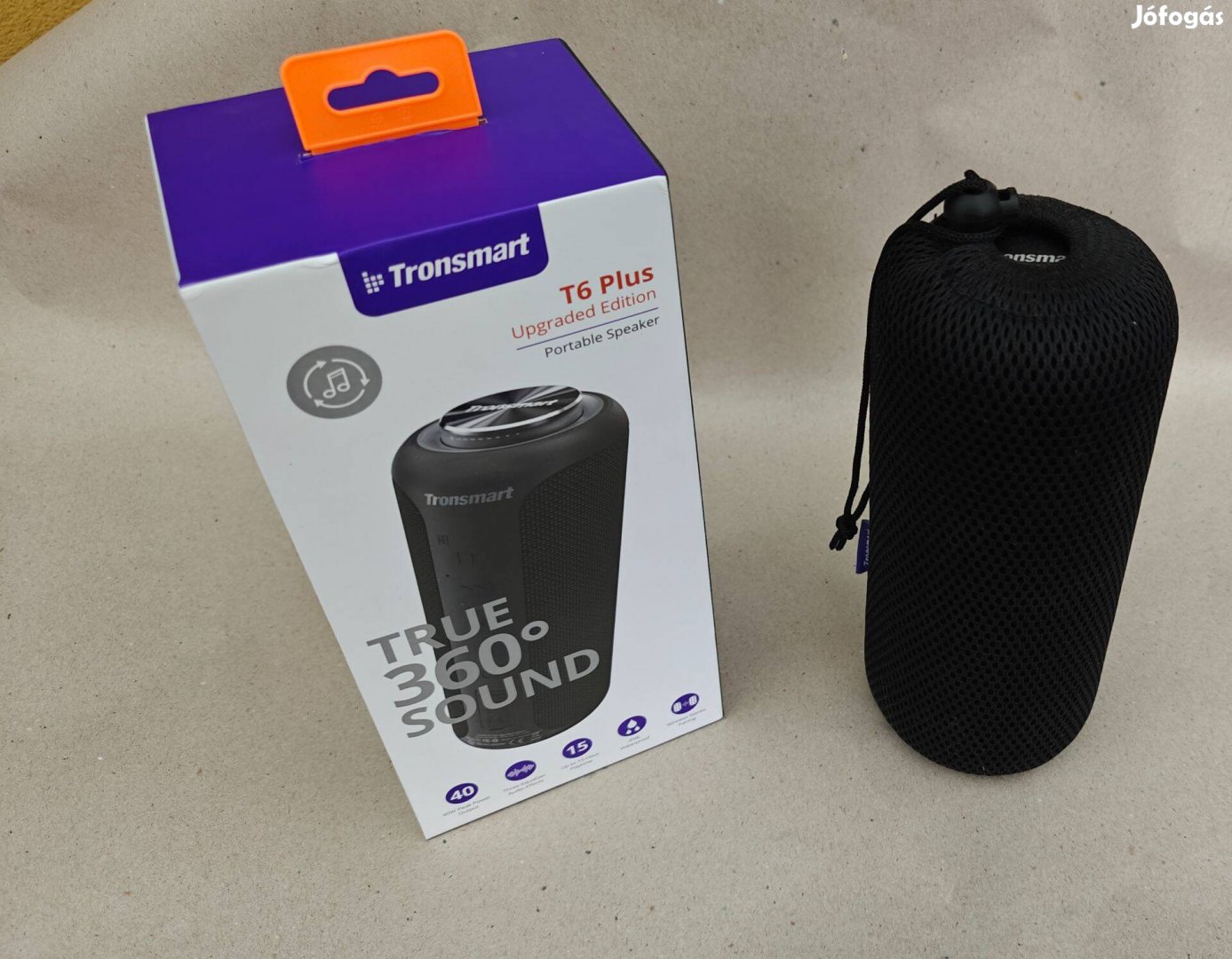 Tronsmart T6 Plus Upgraded Bt , extra védő tokkal ingyenes foxpost