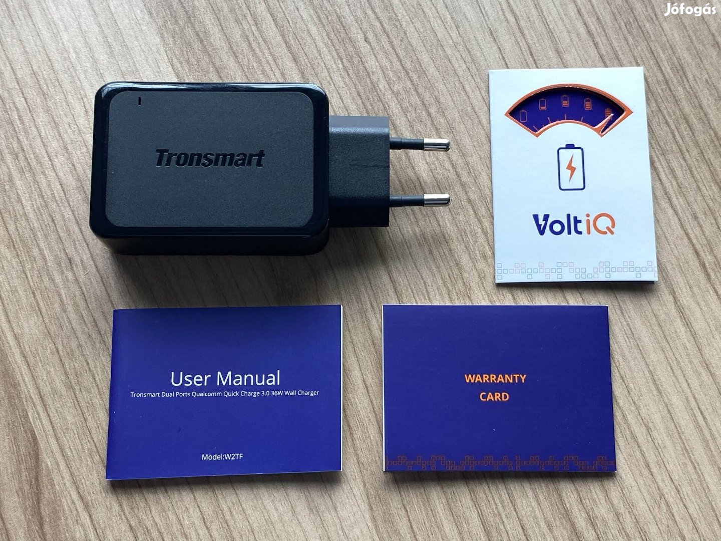 Tronsmart W2TF hálózati töltő QC 3.0 Voltiq Dual port 36W