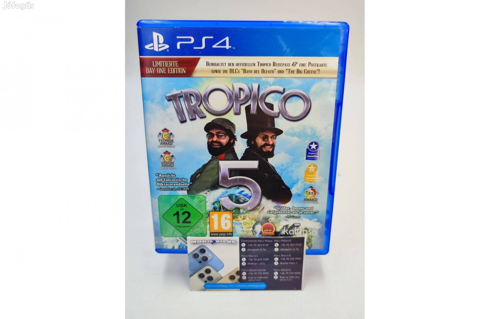 Tropico 5 Limited Day One Edition PS4 Garanciával #konzl1867