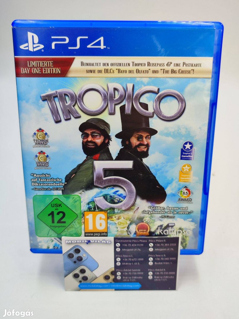 Tropico 5 PS4 Garanciával #konzl1867