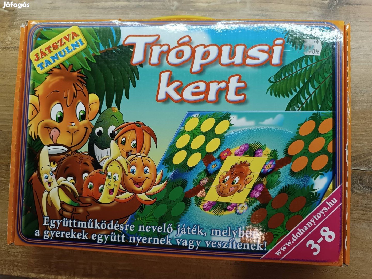 Trópusi kert készségfejlesztő társasjáték 