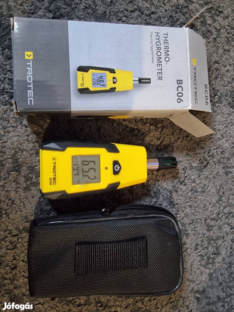 Trotec BC06 termo-higrométer, új
