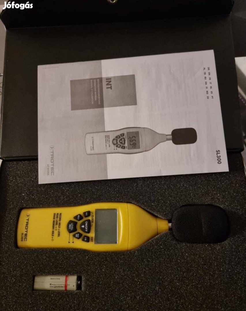 Trotec SL 300 zajszintmérő, új