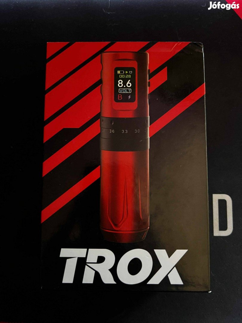 Trox tetováló gép, fekete