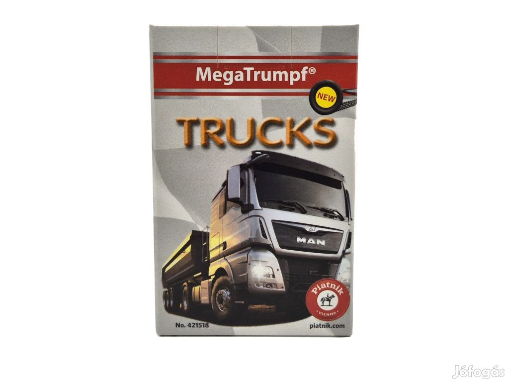 Trucks - kamion autós kvartett kártya autóskártya