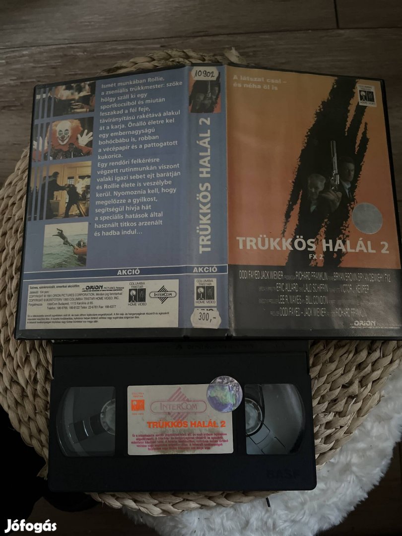 Trükkös halál 2 vhs film