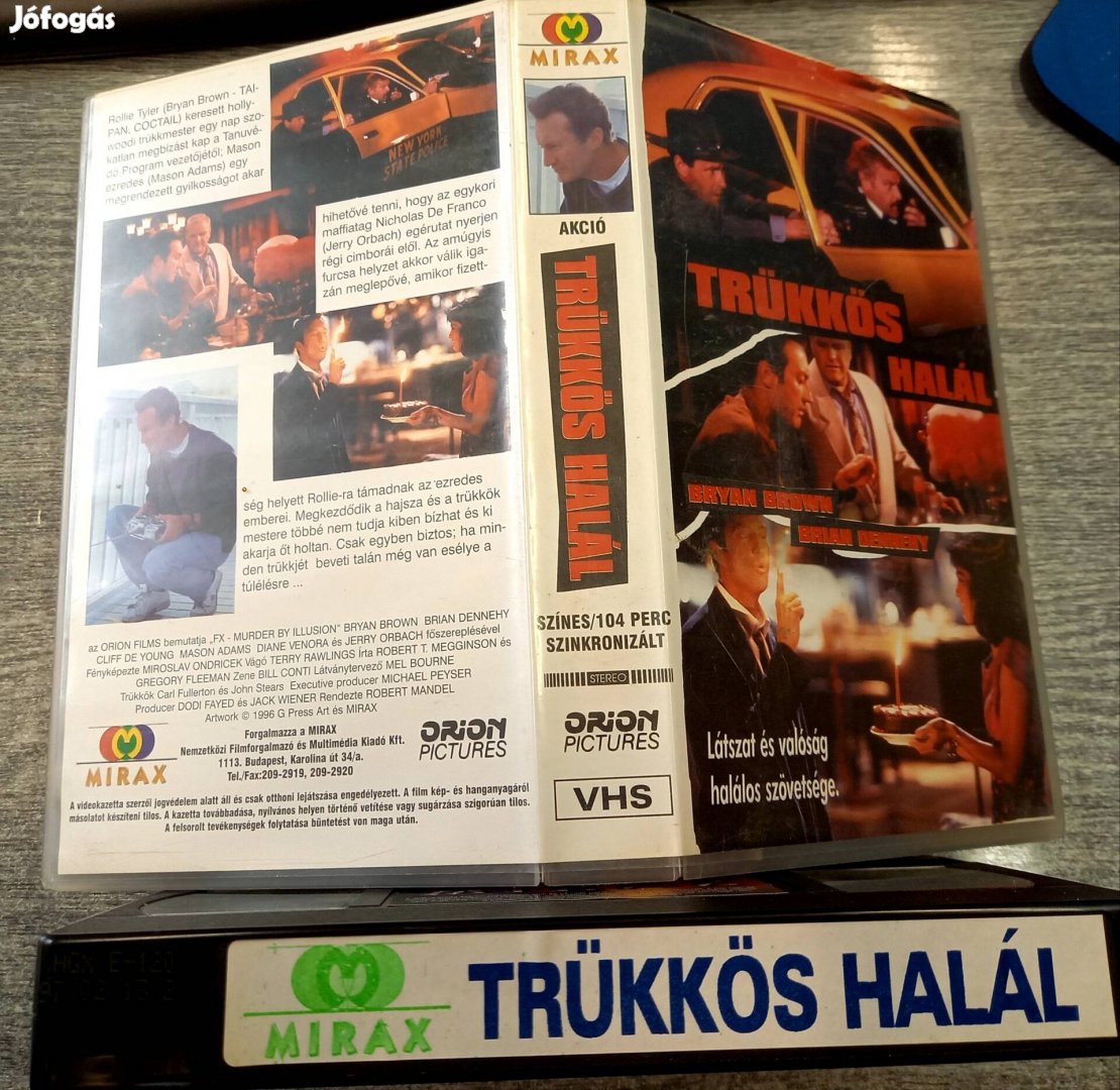 Trükkös halál - akció vhs 