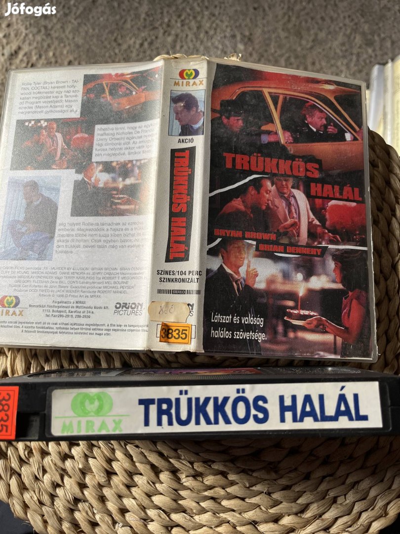 Trükkös halál vhs