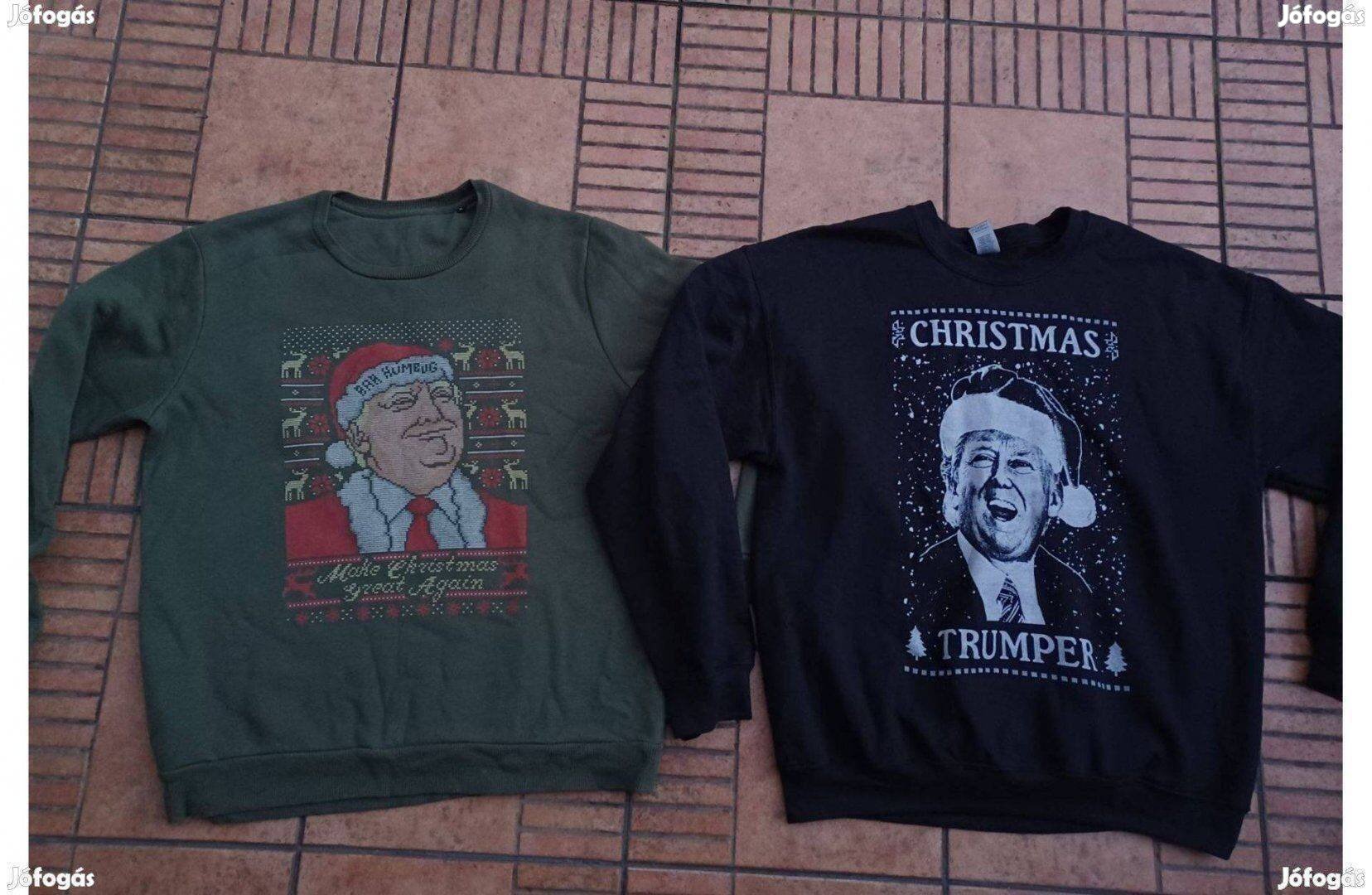 Trump képes hosszú ujjú pulóver L XL 2db