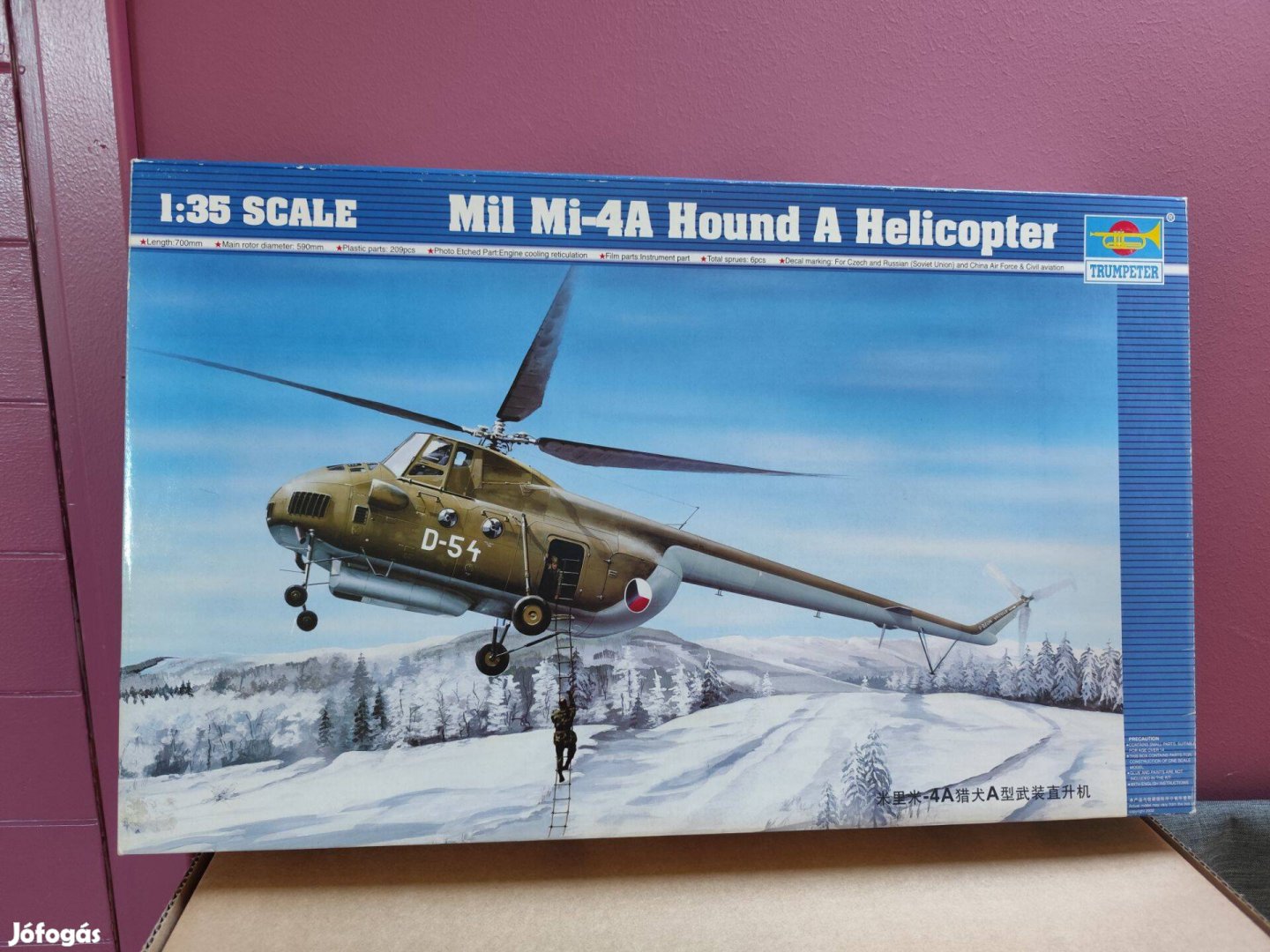 Trumpeter 05101 Mil Mi-4A helikopter makett 1:35