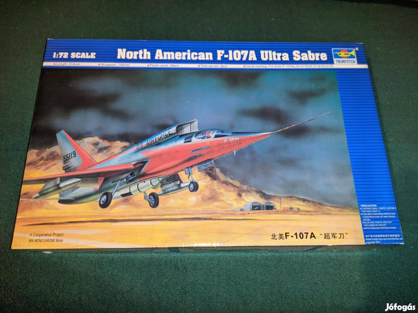 Trumpeter F-107 Ultra Sabre makett 1:72