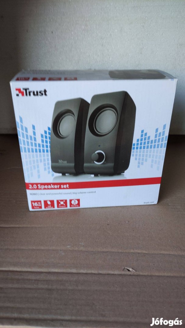 Trust 2.0 sztereo hangfal szett 16w