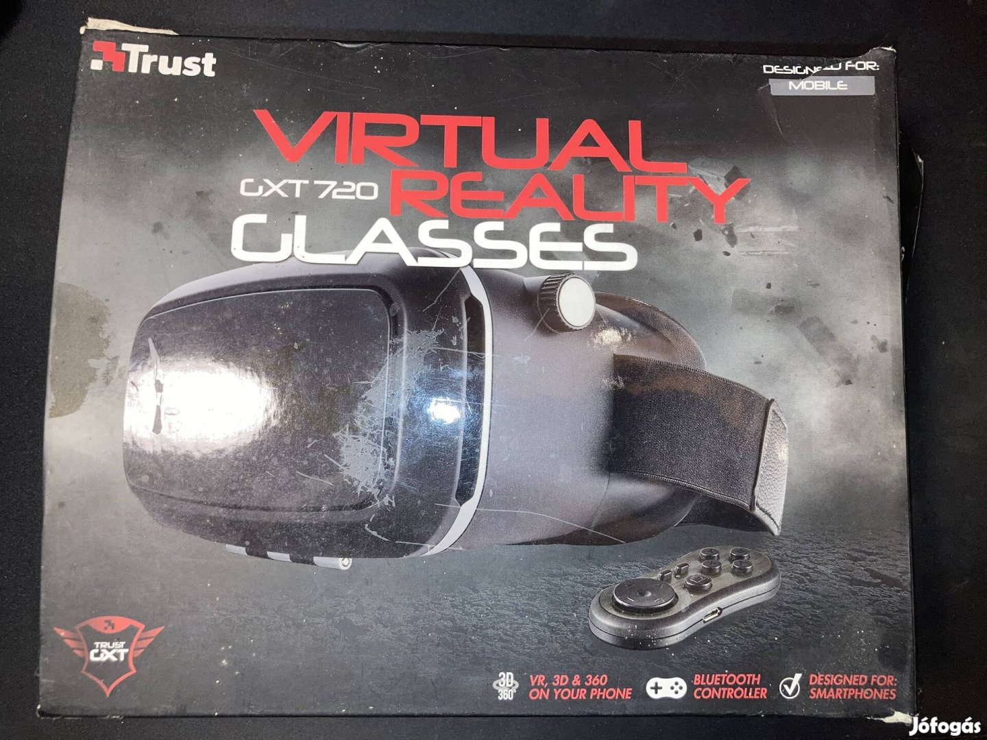 Trust Gxt-720 VR szemüveg + kontroller mobiltelefonokhoz