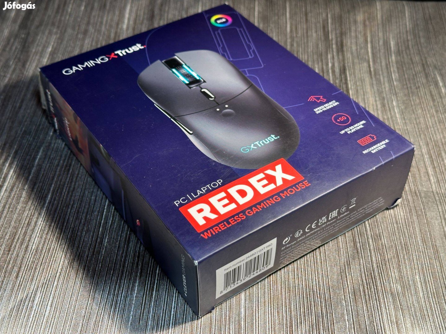 Trust Gxt 980 Redex - RGB Wireless Gamer Egér