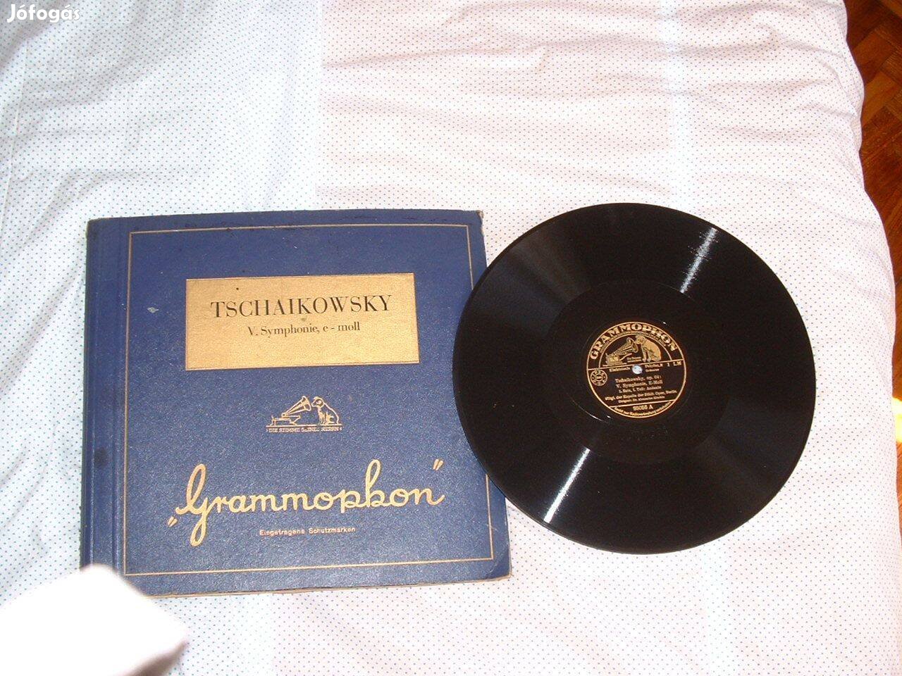 Tshaikowsky Album 6 db újszerű kitűnő lemezzel 1929. ből. Ritkaság !