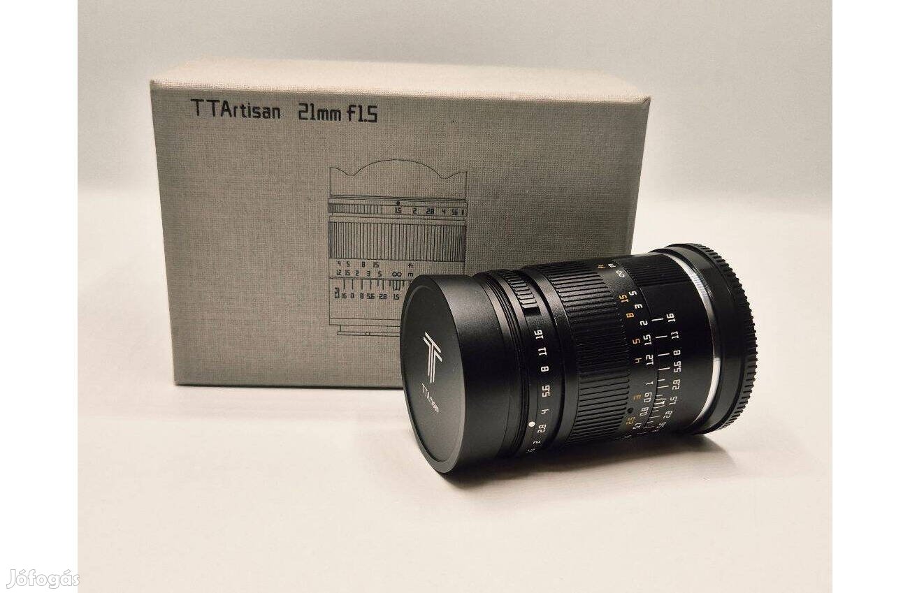 Ttartisan 21mm f/1.5 Sony E Mount objektív, használt, akciós, garancia