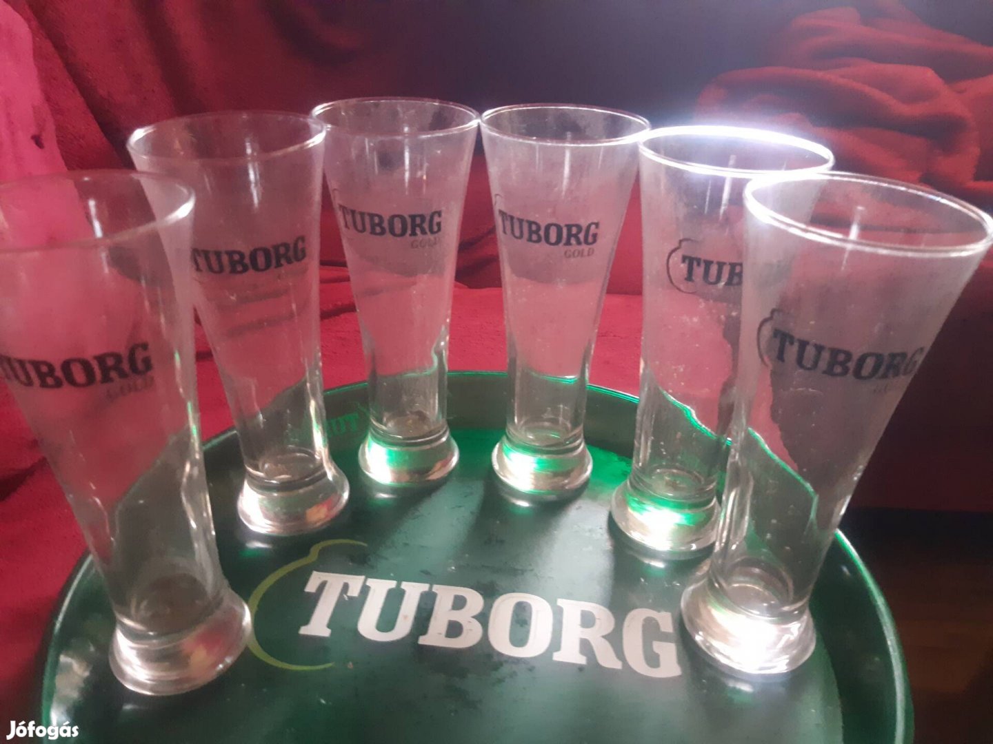 Tuborg új sörös pohár 6db