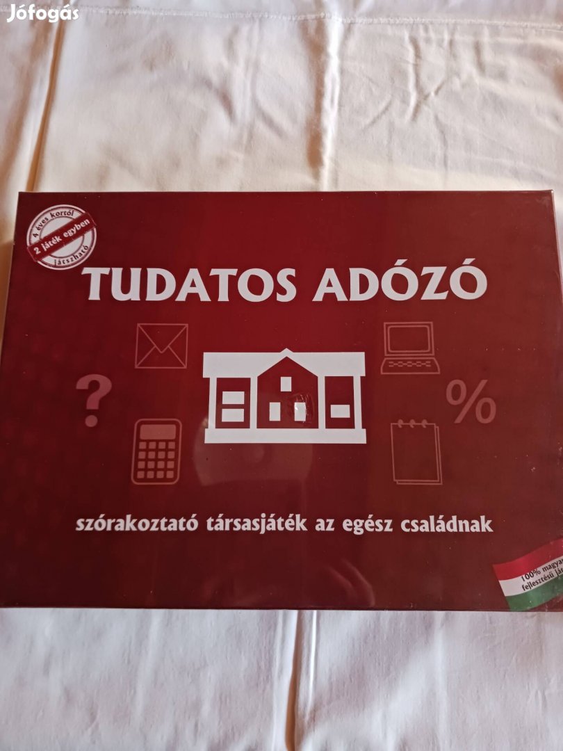 Tudatos adózó társasjáték új 