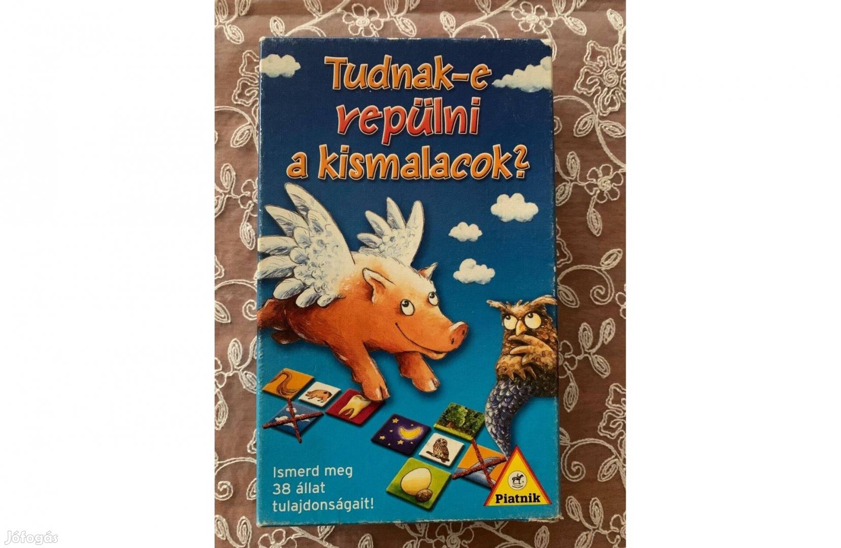 Tudnak-e repülni a kismalacok ? c. mini társasjáték - 5 éves kortól