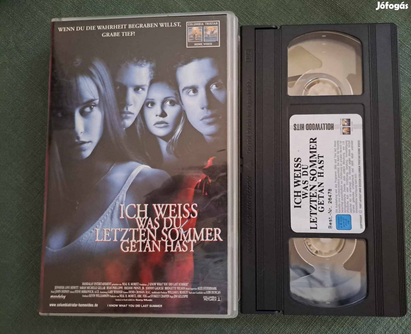 Tudom mit tettél tavaly nyáron VHS - német nyelv