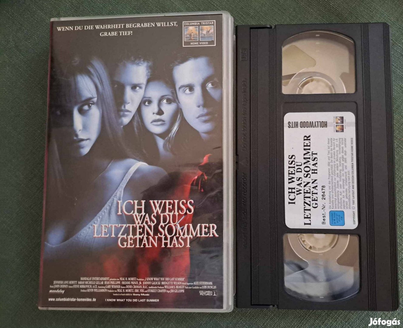 Tudom mit tettél tavaly nyáron VHS - német nyelv