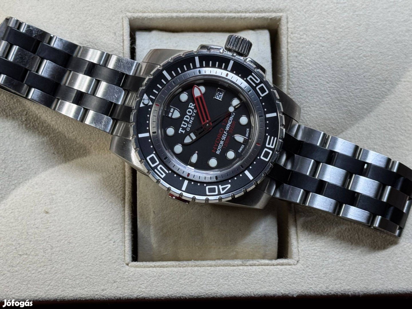 Tudor Hydronaut Hydro 1200 acél csattal 45 Lgsw