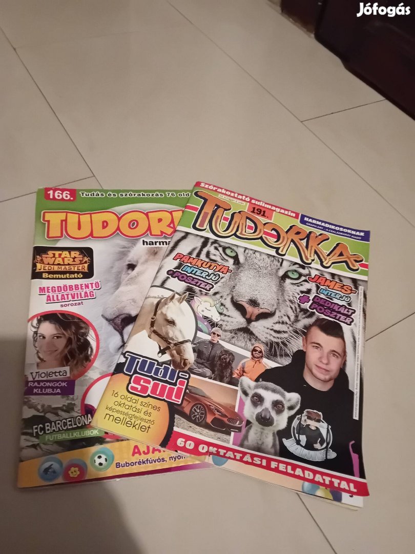 Tudorka 2db magazin újság gyerekeknek