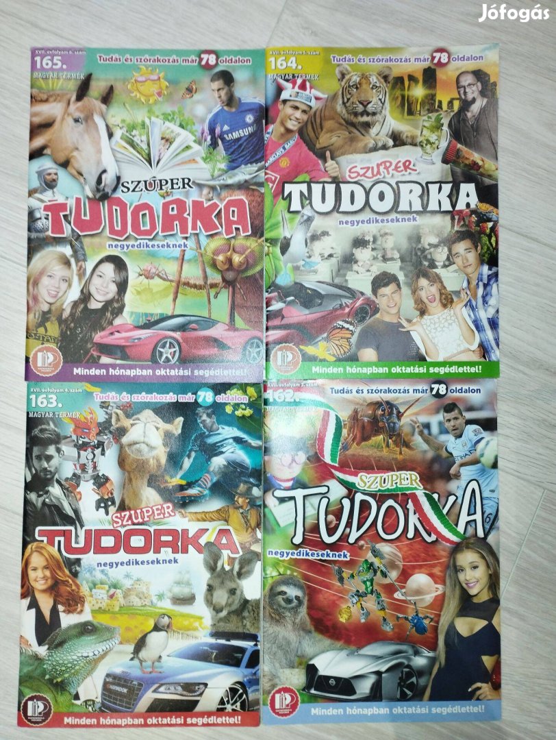 Tudorka ifjúsági magazin 10 db