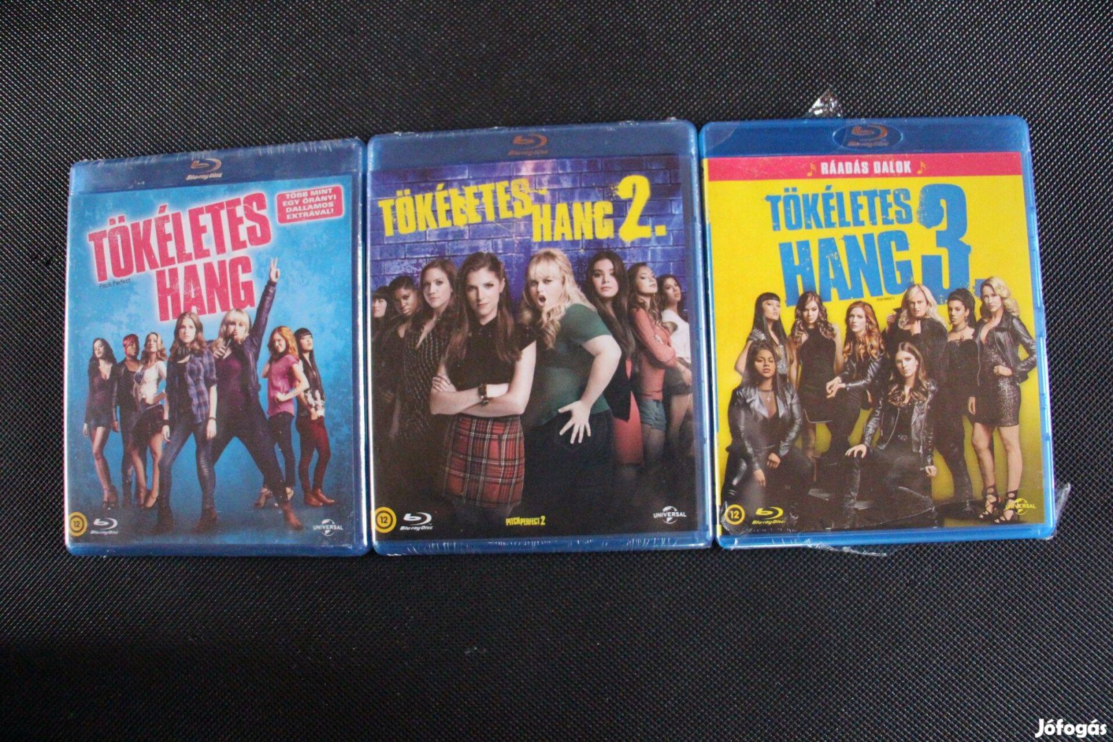 Tükéletes hang 1-3 Blu-Ray film ek magyar kiadások Bontatlan