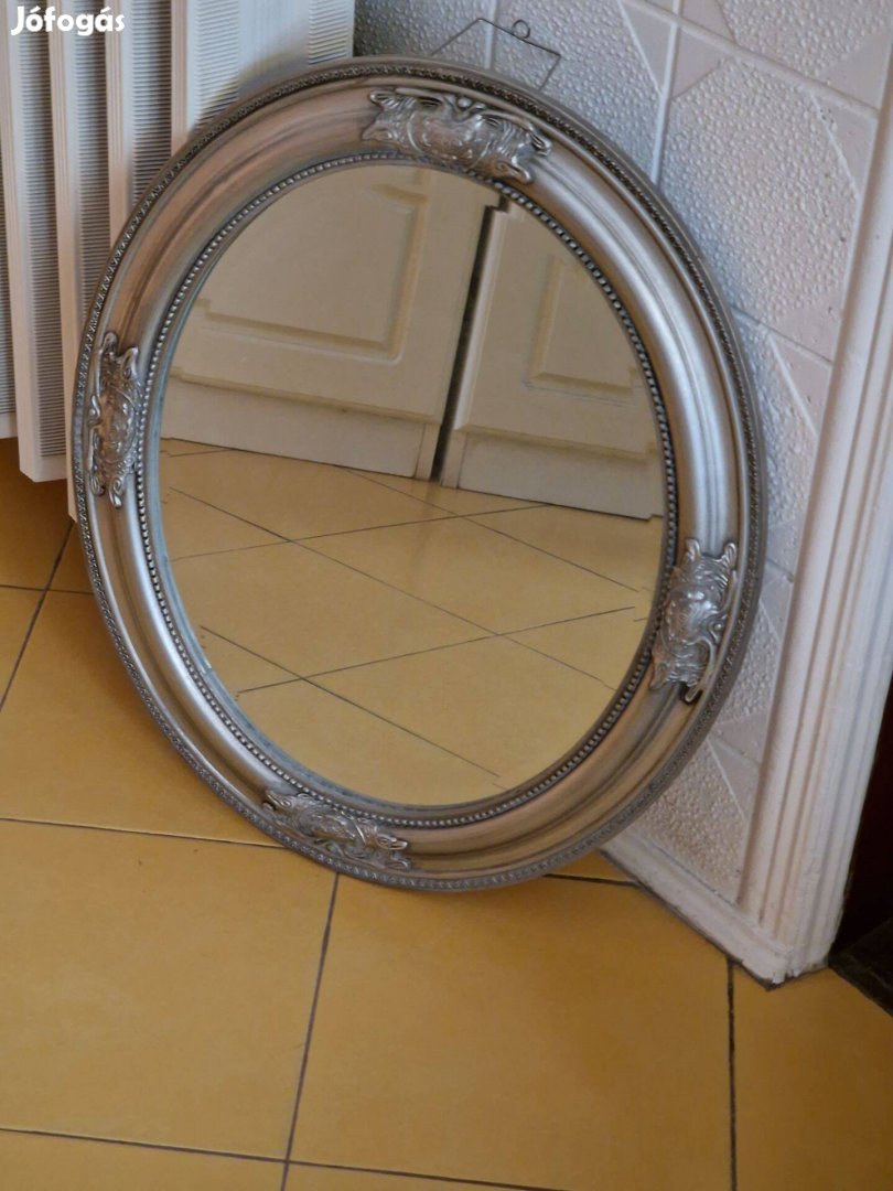 Tükör - 72x162 ezüst - Ovális