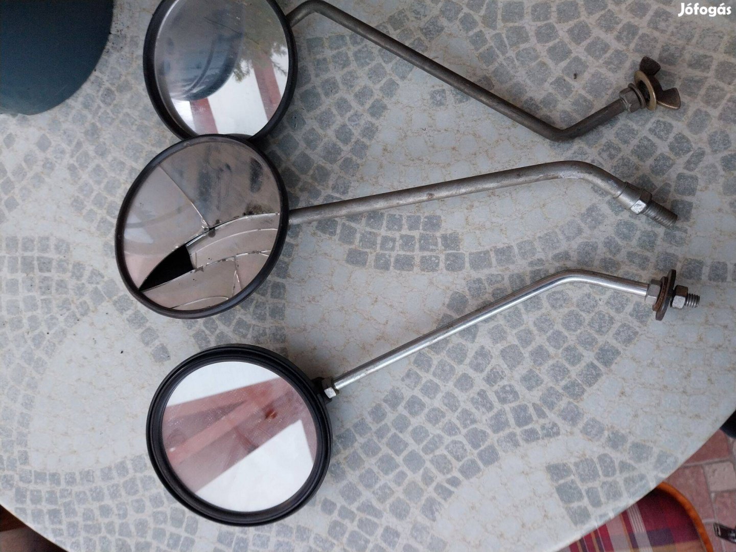 Tükör kerek száras