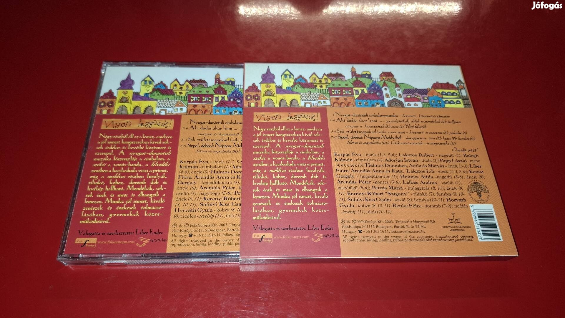 Tükrös Zenekar Vígan leszünk Népzene gyerekeknek Cd