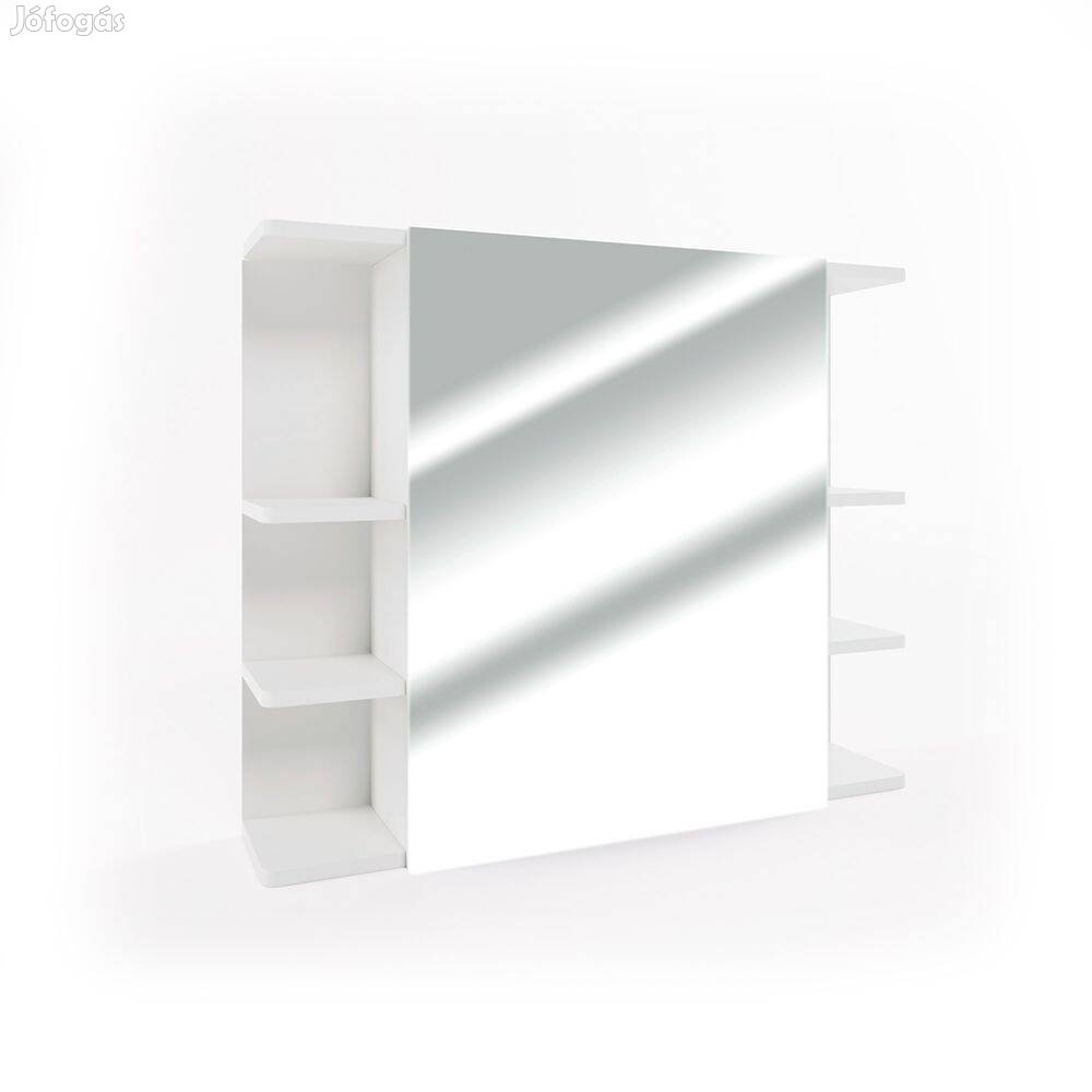 Tükrös szekrény 80x64 cm, fehér,Vicco Fynn ,Új
