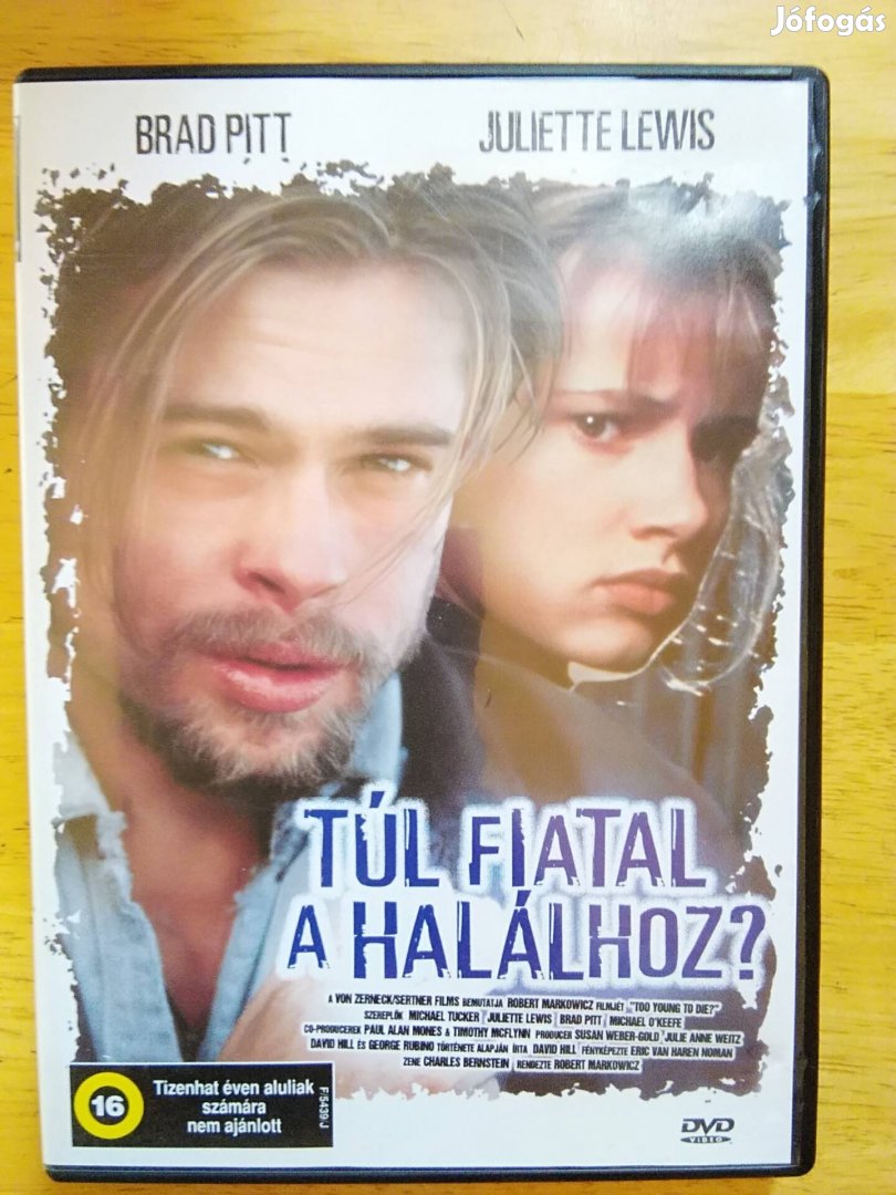 Túl fiatal a halálhoz újszerű dvd Brad Pitt 