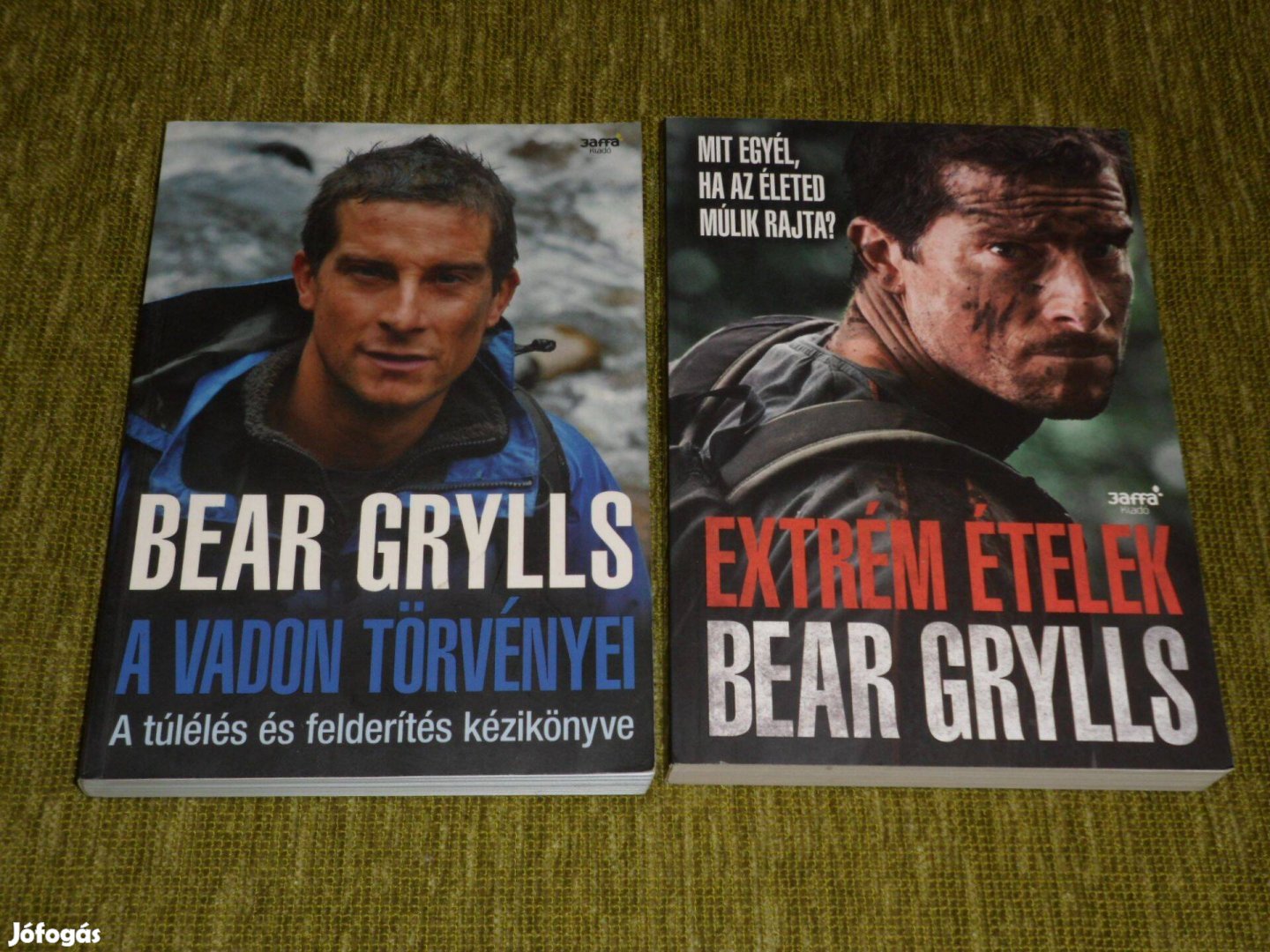 Túlélő könyvek: Bear Grylls: A vadon törvényei + Extrém ételek