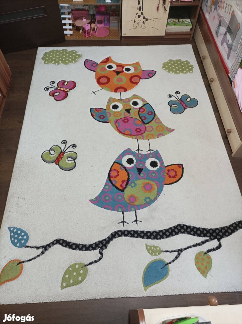 Tulipo Kiddy 160x230-as gyerekszoba szőnyeg - Bagoly