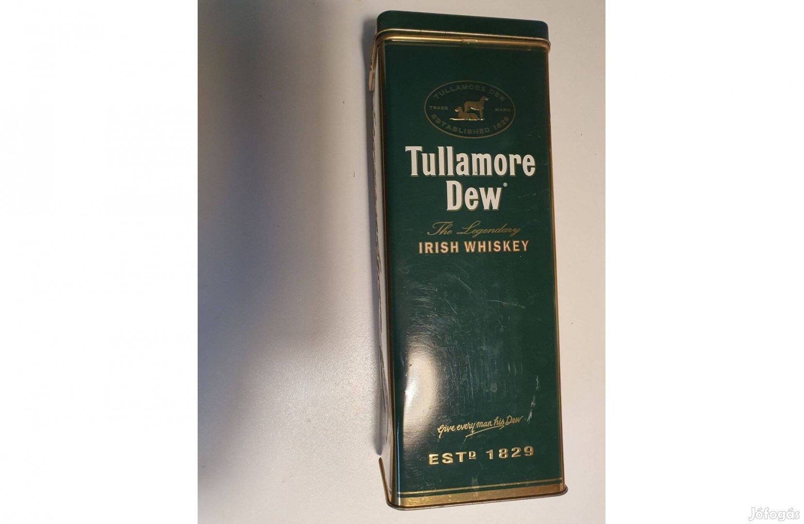 Tullamore Dew viszkis fém díszdoboz doboz