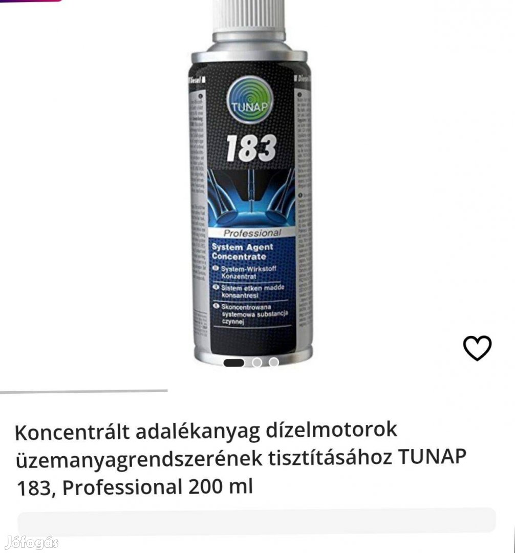 Tunap dízel adalékanyag