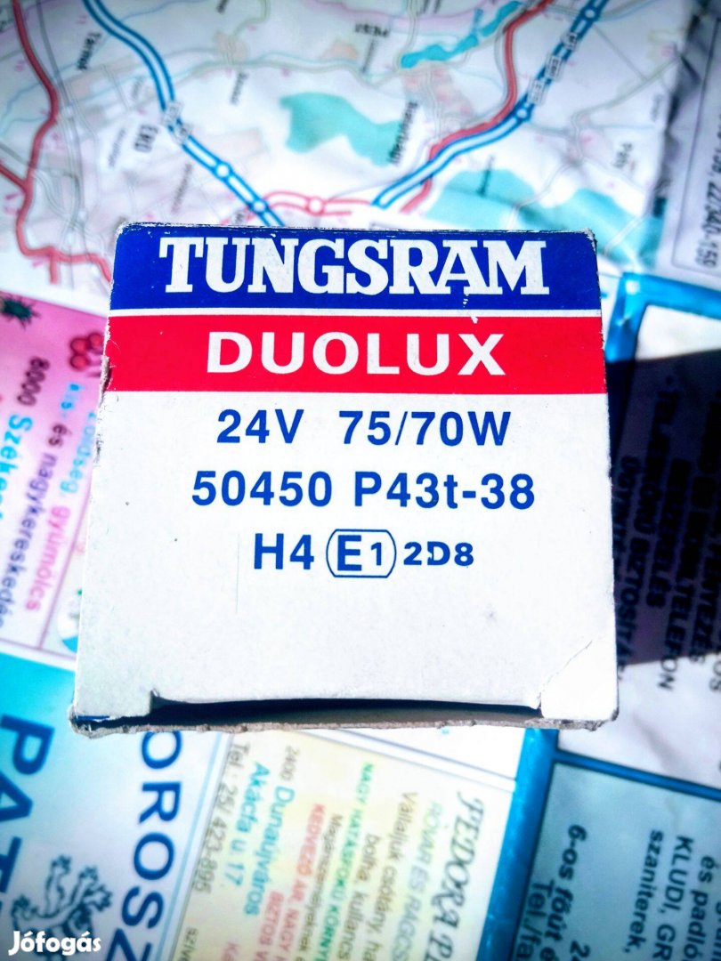 Tungsram 24V-os gépjármű izzók ingyen elvihetők