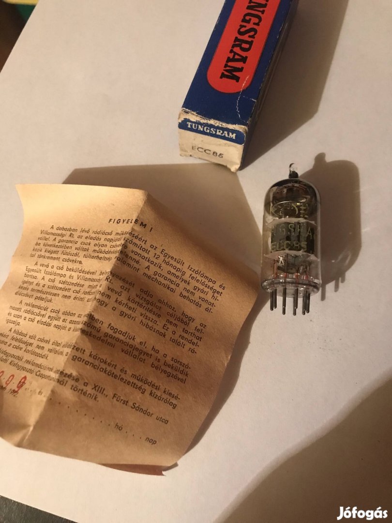Tungsram ECC85 elektroncső